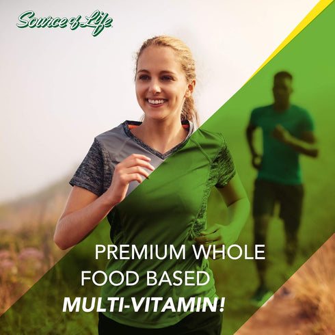 Natures Plus Source of Life Adult Chewable Multivitamin - 90 Vegetarian Wafers, Apple Cinnamon Flavor
