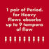 The Period Company Women Regular Flow Stretch High Waisted Period Underwear for Women Heavy Flow, Black
