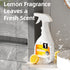 Nozzle, Wall(17.64 oz x3 Lemon Bathroom & Shower Cleaner, Effective Daily Maintenance, Dual Foam & Spray All-Purpose