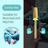 Safety Tapered Nail Drill Bits, Titanium Coating Rounded Top Manicure Carbide Bit for Electric Drills