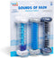 hand2mind Calming Sounds Sensory Tubes, Rain Sound Fidget Tubes, Rain Stick Instrument,