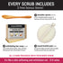 pureSCRUBS Premium Coconut Body Scrub Set - Large 16oz Dead Sea Salt Scrub with Essential Oils & Nutrients