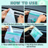 52pcs Car Trash Bags, Easy Stick-On Disposable Portable Garbage Bags, Waterproof Leak Proof Cleaning Bags for Cars,