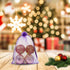 100PCS 6x9 Inches Organza Drawstring Pouches, Jewelry Party Wedding Favor Gift Bags (Purple)