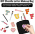 Nylon Mini Makeup Bag for Purse, Preppy Small Black Zipper Pouch, Waterproof Travel Coin Pouch for Women (Black)