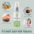 Omaze Mist N’ Go Travel Bathroom Spray - Toilet Odor Eliminator & Air Freshener - Fresh Linen Daily Pack (2oz x1 + 1oz