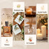 Set, Kit(6x10ML) Men Essential Oils Fragrance Oil for Diffuser, Leather, Tobacco, Cedar, Bourbon Whisky, Bergamot