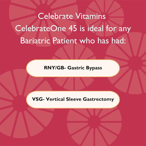 Celebrate Vitamins CelebrateONE Bariatric Multivitamin with Iron Chewables - 45 mg Iron, Midnight Cherry, 30 Count