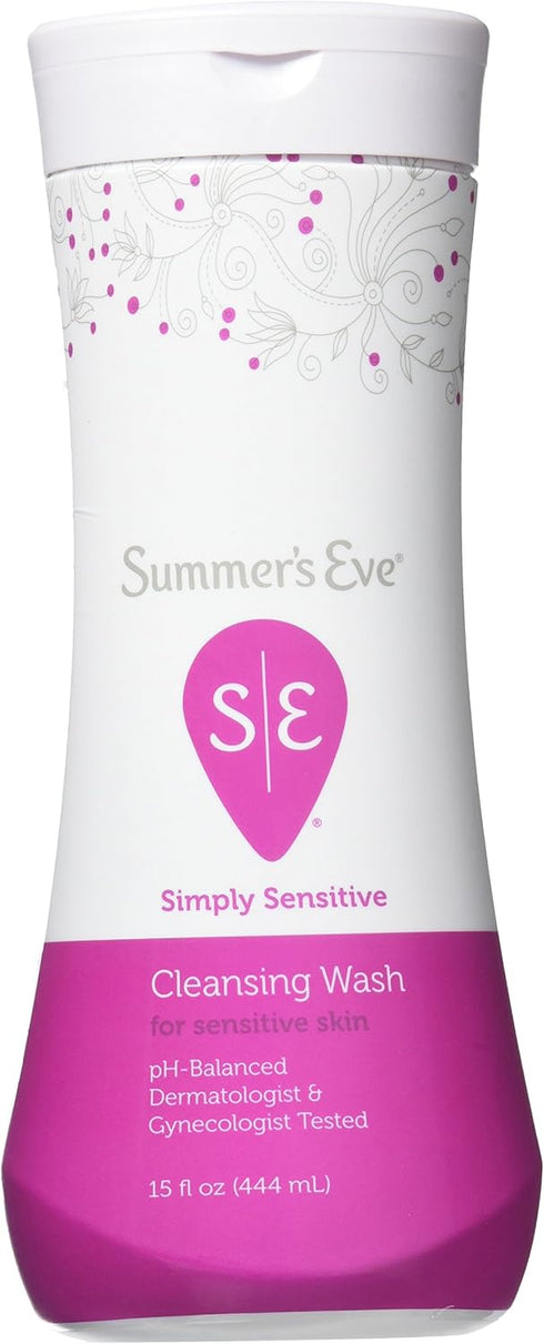Summer's Eve Feminine Wash Sensitive Skin 15 oz (Pack of 3)