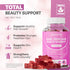 Gummies Gummies 5000mcg Gummy 60 Count Rosabella Hair Growth for Women & Men Vegan Hair with Biotin Hair Vitamins