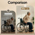 4" (18"x16") Chair Cushion for Elderly Thick Booster Seat Cushion for Easy Rise, Dual-Layer Foam Seat Cushion