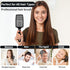 HIPPIH 2 Pack Boar Bristle Hair Brush, Wet & Dry No Pull Curved Vented Detangler for Kids & Men
