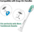 Gypoirul 4100 5100 6100 9023 10 Pack, Toothbrush Replacement Heads Compatible with Philips Sonicare Replacement Heads