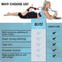 Foot and Calf Fascia Stretcher for Plantar Fasciitis - Physiotherapy Stretching Strap for Heel Spurs, Calf, Thigh, Hip