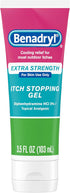 Benadryl Extra Strength Anti-Itch Topical Gel with 2% Diphenhydramine HCI for Itch Relief, 3.5 fl. oz