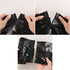 1.2 Gallon Black Garbage Bags, Small Drawstring Trash Bags, 3 Rolls, 110 Counts