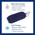 Bed Buddy Back Wrap Heat Pad, Microwaveable Heating Pad & Cold Pack for Back, Neck & Muscle Pain