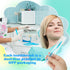 Medanera 150 Pcs Prepasted Individually Wrapped Toothbrushes Blue Plastic Disposable Soft Bristle Toothbrushes Bulk