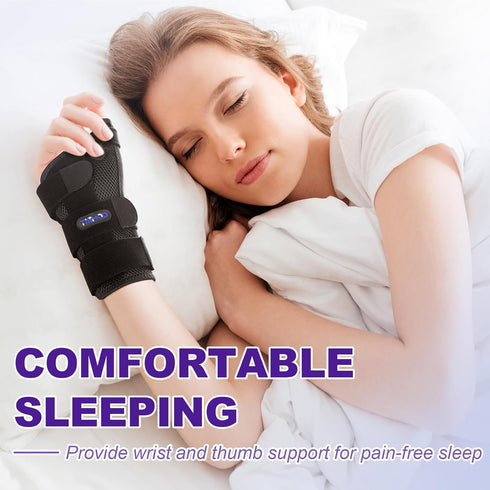 Adjustable Wrist Brace for Carpal Tunnel with Thumb Support, Pain Relief for Arthritis, Tendonitis, De Quervain's