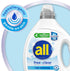 all Liquid Laundry Detergent, Free Clear for Sensitive Skin, Unscented, 2X Concentrated, 110 Loads
