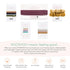 Plastic-Free Flat Hair Ties - Organic Cotton Hair Ties Made from Plants for Women, Men, & Kids, 5ct