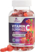 Sugar Free Vitamin C Gummies - 120 Count, Immune Support & Antioxidant Supplement, Vegan, Raspberry Flavor