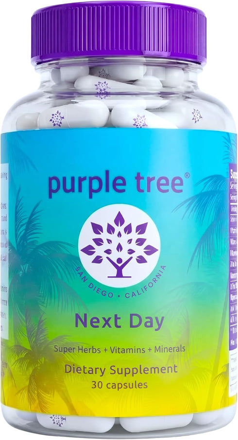purple tree Next Day Post-Drink Morning Wellness Supplement for Balance, Restore &