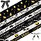 Hying 8 Rolls Graduation Ribbons, Class of 2024, 3/8" / 2" x 24 Yards for Gift Wrapping, DIY Party Decoration