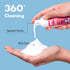 NOHOO Kids Foam Toothpaste, Fluoride Free Natural Formula for Electric Toothbrush, 2PCS Strawberry