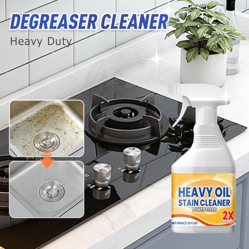 Spray,3.38 Oz (2PC 2 Kitchen Heavy Oil Cleaner All Purpose Kitchens Heavy Oil Cleaning Agent, Grease Remover,Kitchen