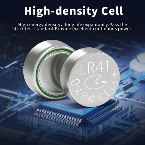 PKCELL LR41 50-Count AG3 GP192 384 392 Button Batteries Battery Batteries for Digital Thermometers