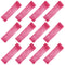 Kenz Laurenz Soft and Stretchy Elastic Cotton Headbands, Pack of 12, Pink Tie Dye
