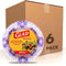 Glad Disposable Paper Bowls, Purple ViCountorian Design, Microwave Safe, Pack of 6, 120 Count for Parties & Picnics