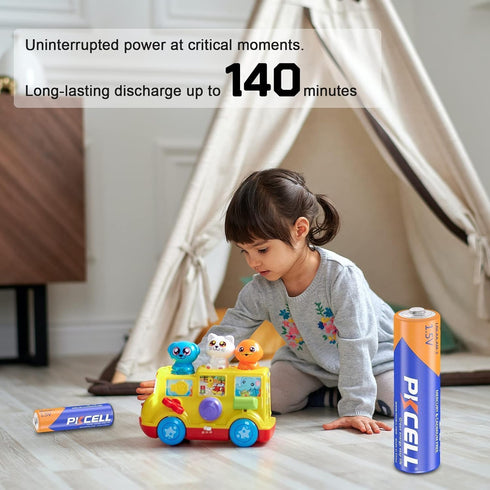 PKCELL 100 Pack, 1.5V Batteries,10-Year AA Batteries Heavy Duty Double A Shelf Life,High-Performance Alkaline AA