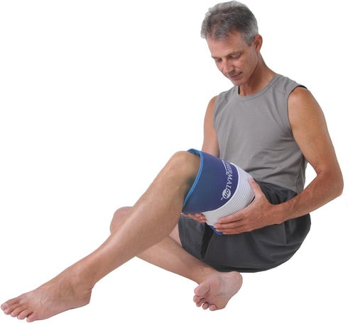 Thermalon First Aid Cold and Heat Therapy Wrap - Large 9" x 16" for Pain Relief
