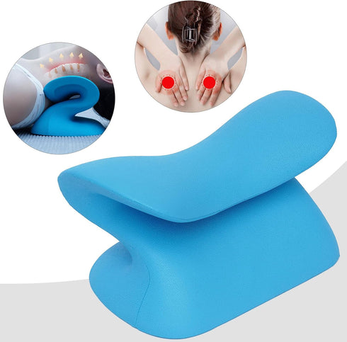 POAdwhmnr Neck Massager, Neck and Shoulder Relaxer, Heated Neck Stretcher for Pain Relief