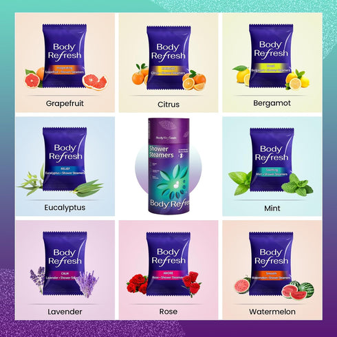 Shower Steamers Aromatherapy, 8 Pack Shower Bombs with Essential Oils, Self Care Spa Gifts for Women