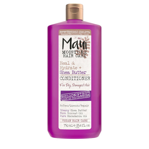 Maui Moisture Heal & Hydrate + Shea Butter Conditioner, 13 fl. oz, for Dry, Damaged Curls with Macadamia & Coconut Oils