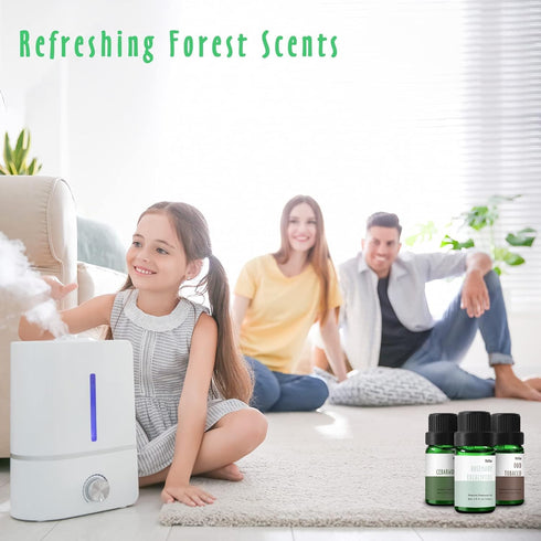 Set, MitFlor Winter & Woodland Fragrance Oils Creative Christmas Gift, Fragrance Oils for Diffuser, Candle & Soap