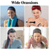 Sintege 8 Pcs Woman Elastic Headband Adjustable Non Slip Velvet Lined Headbands for Sport Yoga Work Makeup Stylish