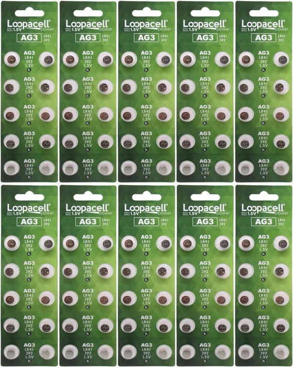 100 Pack AG3 LR41 392 SR41SW 384 192 V384 V392 D384 D392 280-13 Alkaline Button Cell Battery