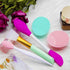 5PCS Silicone Face Scrubber Set, Lip Scrub Brush and Cleansing Brush for Men Women, Exfoliating Face Tool