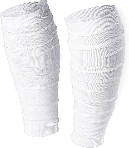 HERSENT Compression Leg Sleeves for Football | Footless Socks for Men & Women
