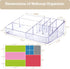 Clear Makeup Organizer, Tiered Skincare Organizer, Acrylic Lipstick Holder, Cosmetic Display Case for Bedroom Vanity