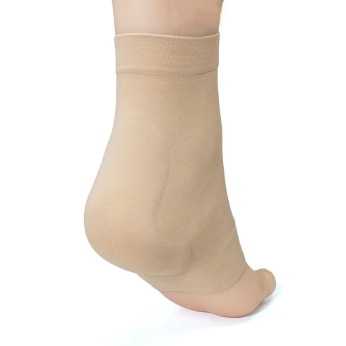 ZenToes Achilles Tendon Heel Protector - Compression Padded Sleeve Socks for Bursitis & Tendonitis, 1 Pair