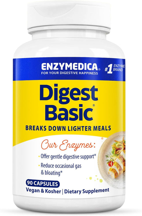 Digestive Enzyme Capsules for Sensitive Stomachs, 90 Count