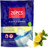 TETEPV Hard Floor Cleaner,Lemon Scent 20 Count (1Pack) Made From Natural Ingredients,Safe for