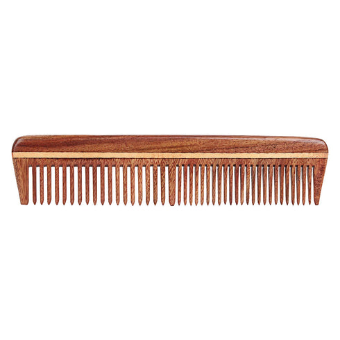 SVATV Handcrafted Rosewood Comb for Thick, Curly & Wavy Hair, Eco-friendly Wide Tooth Grooming Comb