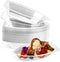 50 Pack Clear Plastic Disposable Dessert Bowls, Ice Cream Sundae Boats for Parties, Concession Stands, Restaurants