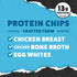 Wilde Protein Chips, Sweet and Savory Flavors Variety Pack, 1.34 oz Bags, Pack of 12, Protein Snacks